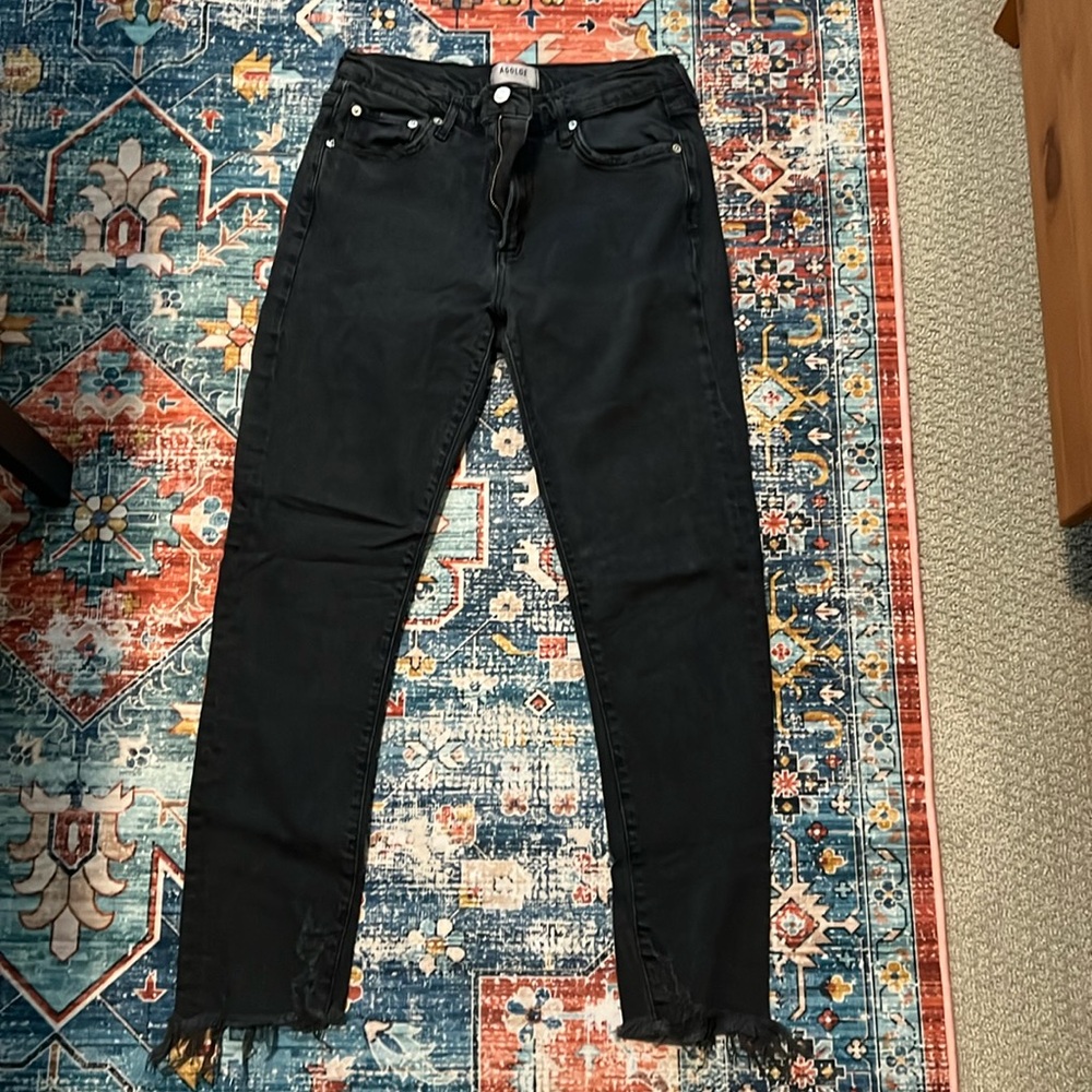 AGOLDE | Black Skinny Jeans Size 28